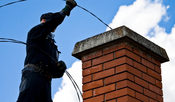 Чистка дымохода