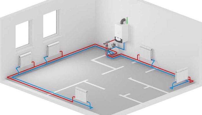 Двухтрубная система отопления