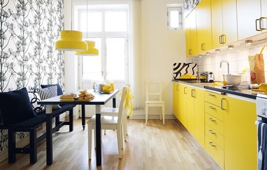 Отделка кухни: обои, плитка, покраска, штукатурка