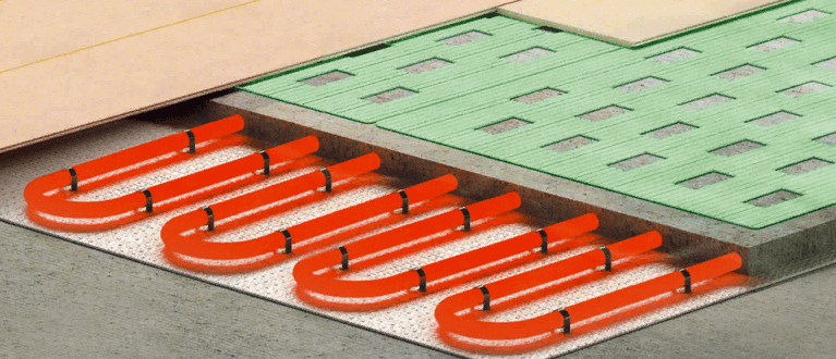 Устройство теплого пола: подложка под ламинатное покрытие