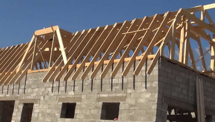 Стропила наклонной крыши