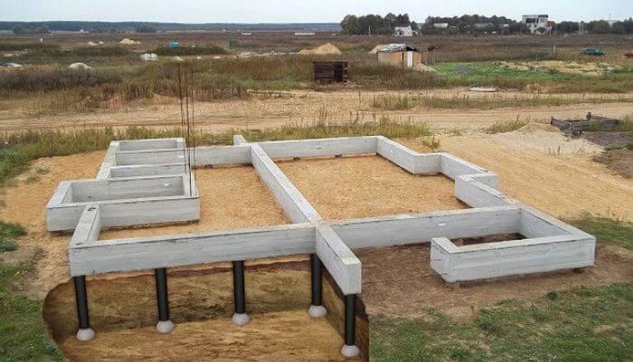 Виды фундаментов при строительстве домов